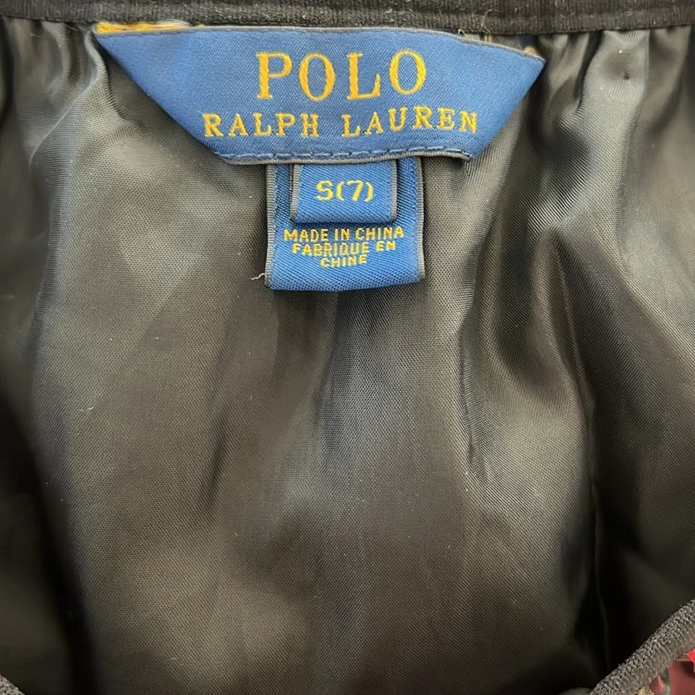 Ralph Lauren Plaid Holiday Skirt Girls Size 7